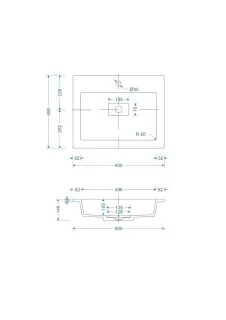 Раковина Style Line Line СС-00002496 60 см